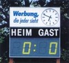 Fu�ball - Spielergebnisanzeige mit Funkeingabe